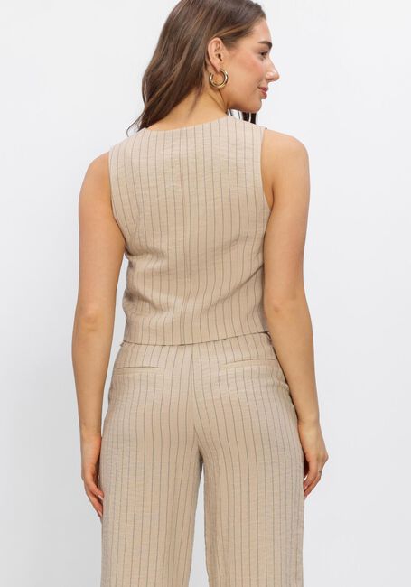 Beige OBJECT Gilet OBJRINI RE WAISTCOAT - large