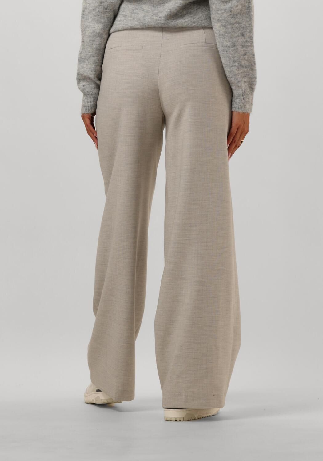 SELECTED FEMME Dames Broeken Slfrita-paxa Hw Extra Wide Pant Creme