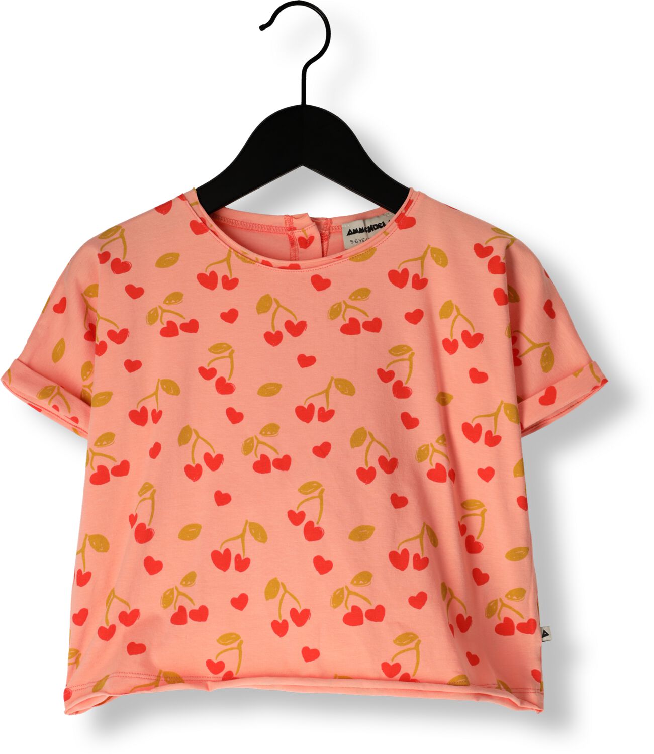 AMMEHOELA Meisjes Tops & T-shirts Hippie Roze