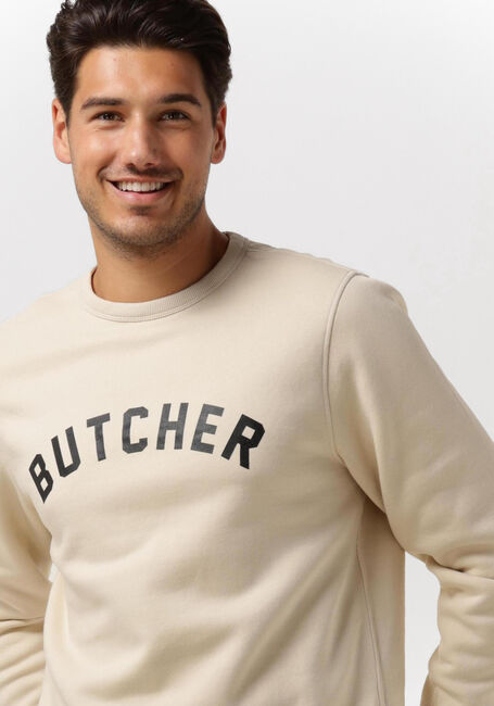 Beige BUTCHER OF BLUE Trui BUTCHER ARMY CREW - large