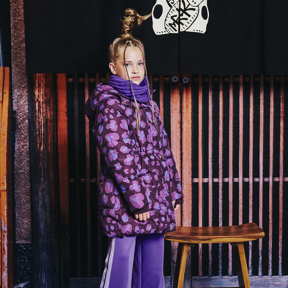 Paarse Z8 Sjaal INDI - large