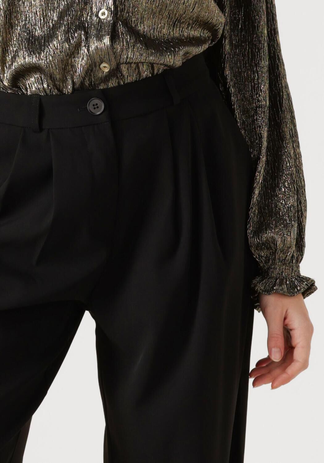 YDENCE Dames Broeken Pants Phoebe Tall Zwart