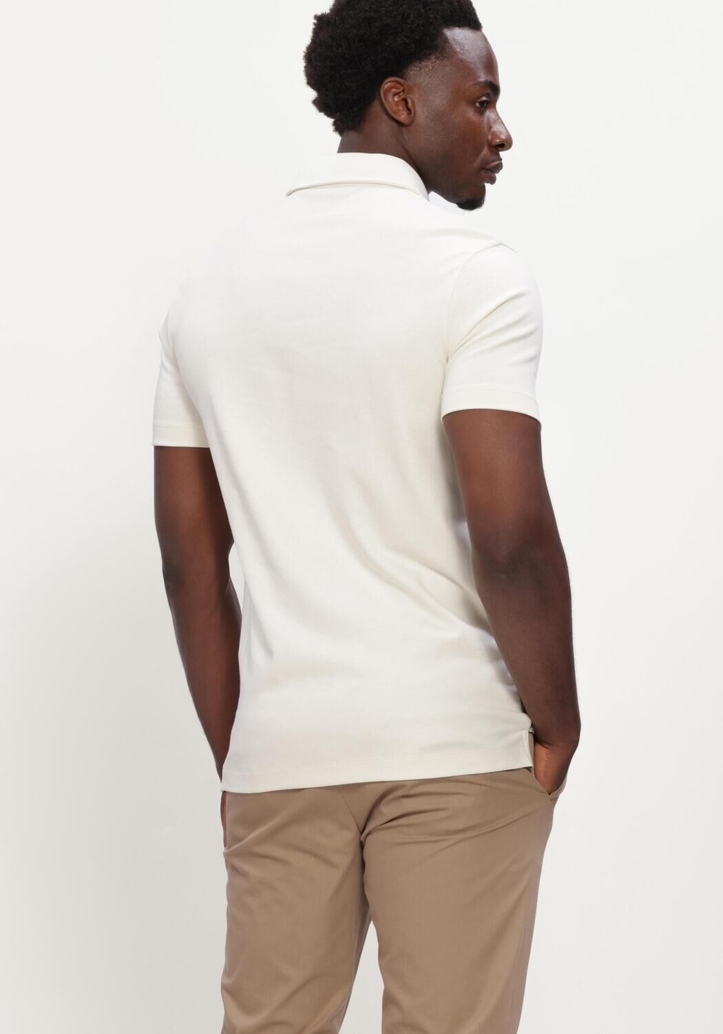 Gebroken wit BOSS BLACK Polo PALOSH 30 - large