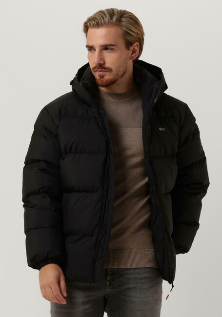 Zwarte TOMMY JEANS Gewatteerde jas TJM ESSENTIAL DOWN JACKET - large