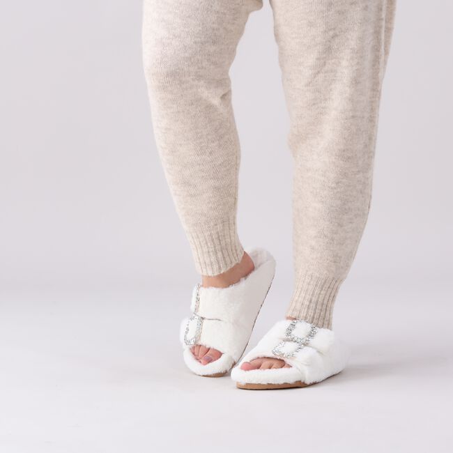 Witte OMODA Pantoffels BELLE Witte OMODA Pantoffels BELLE - large