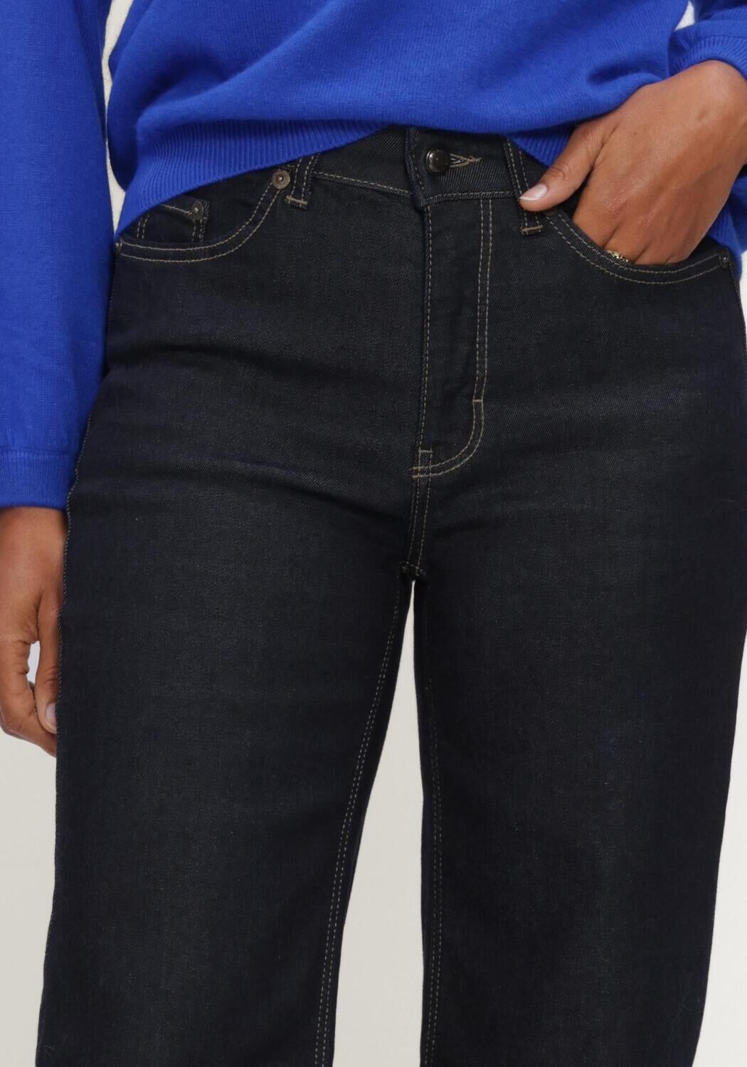 Donkerblauwe MAC Wide jeans 0333 AUTH. COMFORT VINTAGE DENIM - large