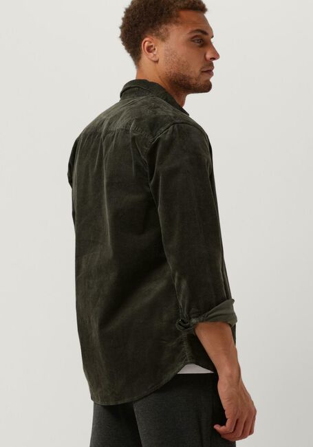 Donkergroene ANERKJENDT Overshirt AKLEIF CORDUROY SHIRT - large