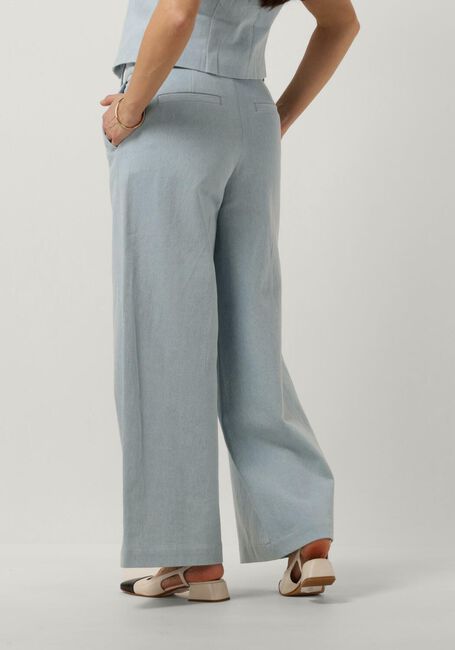 Lichtblauwe MY ESSENTIAL WARDROBE Wijde broek WINNIEMW 159 WIDE PANT - large