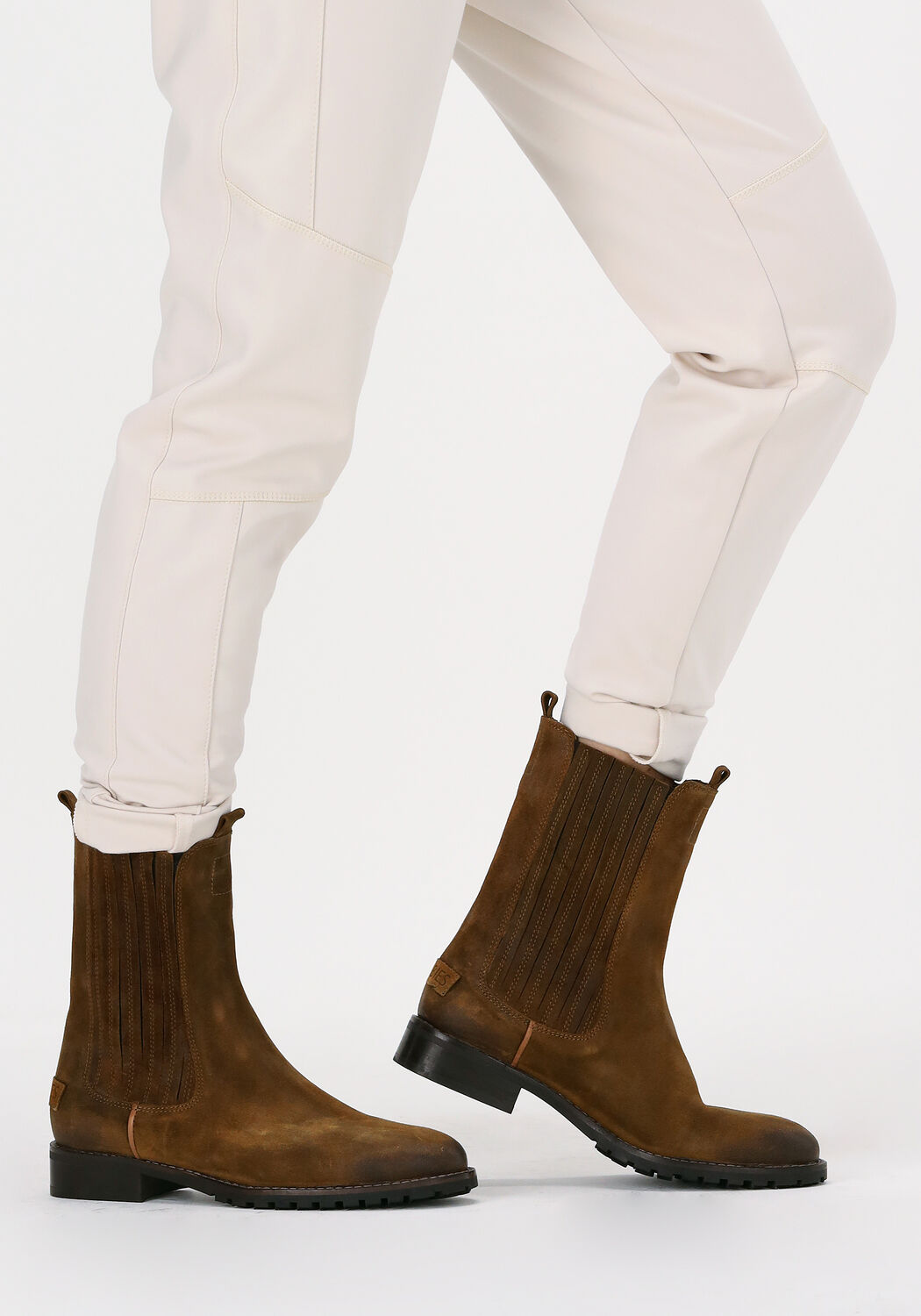 Cognac SHABBIES Enkellaarsjes 181020175 - large