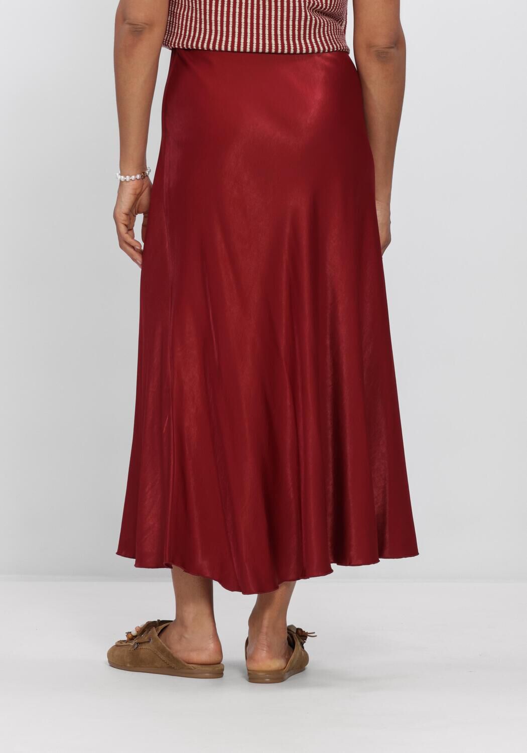 Bordeaux MSCH COPENHAGEN Midirok MSCHNICOLETTE ULLAS SKIRT - large