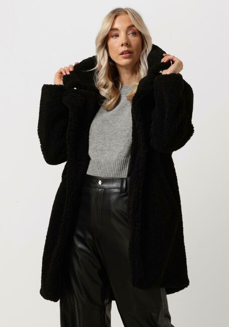 Klassiek Ordelijk Assortiment Zwarte NOTRE-V Teddy jas TEDDY COAT SHORT | Omoda