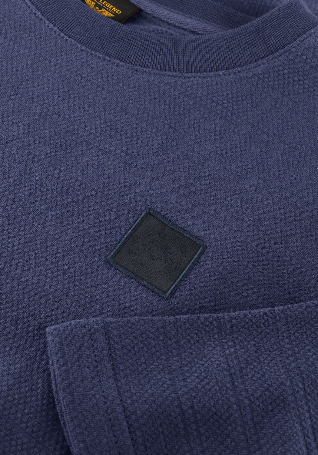 Donkerblauwe PME LEGEND T-shirt JACQUARD STRIPED - large