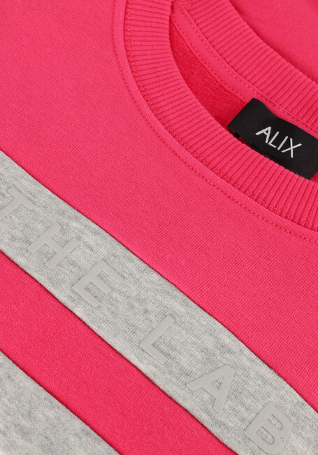 Roze ALIX THE LABEL Sweater LADIES KNITTED CROPPED SWEATER Roze ALIX THE LABEL Sweater LADIES KNITTED CROPPED SWEATER - large