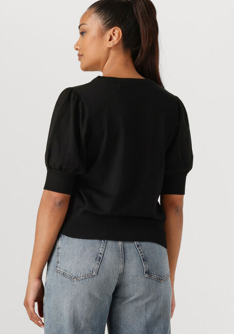 Zwarte MINUS Top LIVA KNIT TEE - large