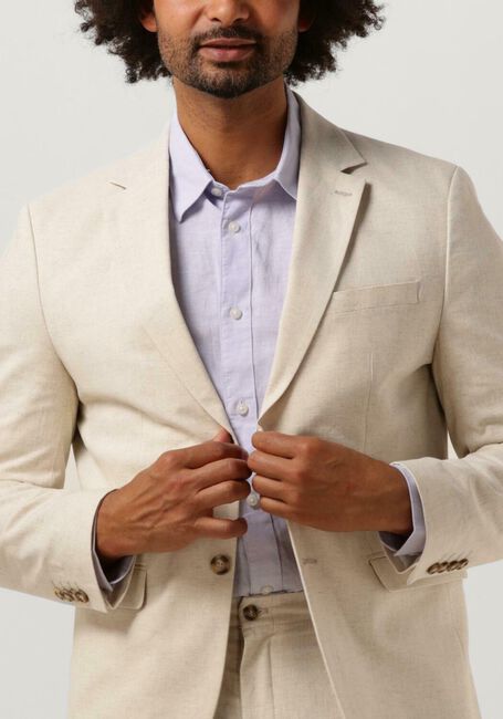 Witte SELECTED HOMME Colberts SLHSLIM-MARTIN LINEN BLZ EX BLAZER - large
