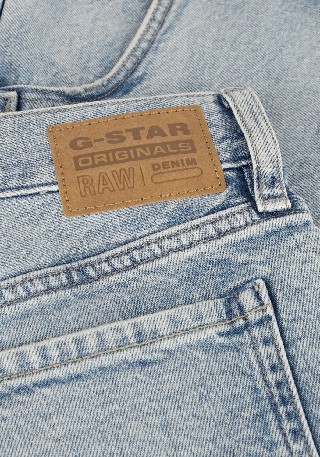 Lichtblauwe G-STAR RAW Shorts JUDEE SHORT CLEAN EDGE WMN - large