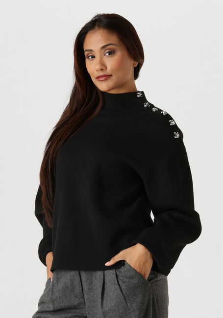 Zwarte Y.A.S. Trui YASHAMA LS PEARL KNIT PULLOVER - large