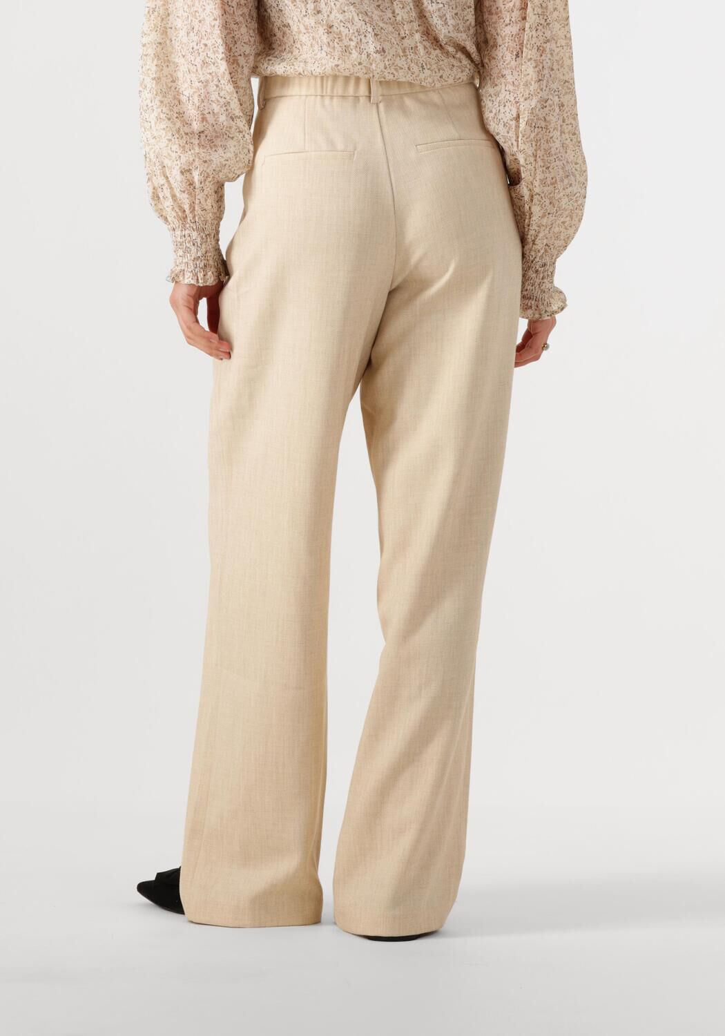 NEO NOIR Dames Broeken Emmett Melange Pants Beige