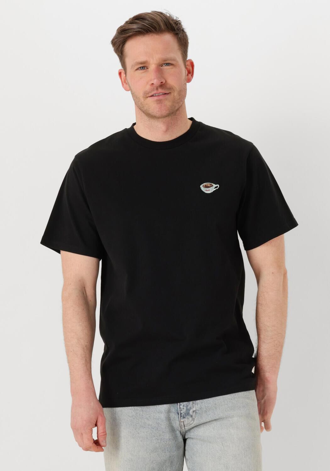 FORÉT Forét Heren Polo's & T-shirts Element T-shirt Zwart