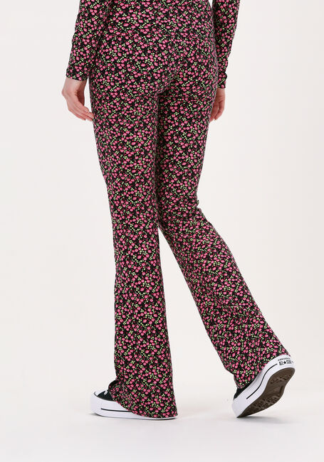 Roze COLOURFUL REBEL Flared broek SMALL FLOWER PEACHED FLARE - large
