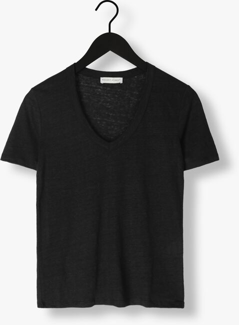 Zwarte RESORT FINEST T-shirt V-NECK T-SHIRT - large