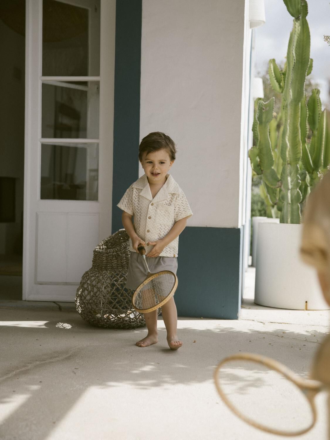 Beige LIL' ATELIER Korte broek NMMKALEO SHORTS LIL - large