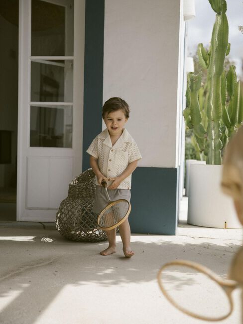 Beige LIL' ATELIER Korte broek NMMKALEO SHORTS LIL - large