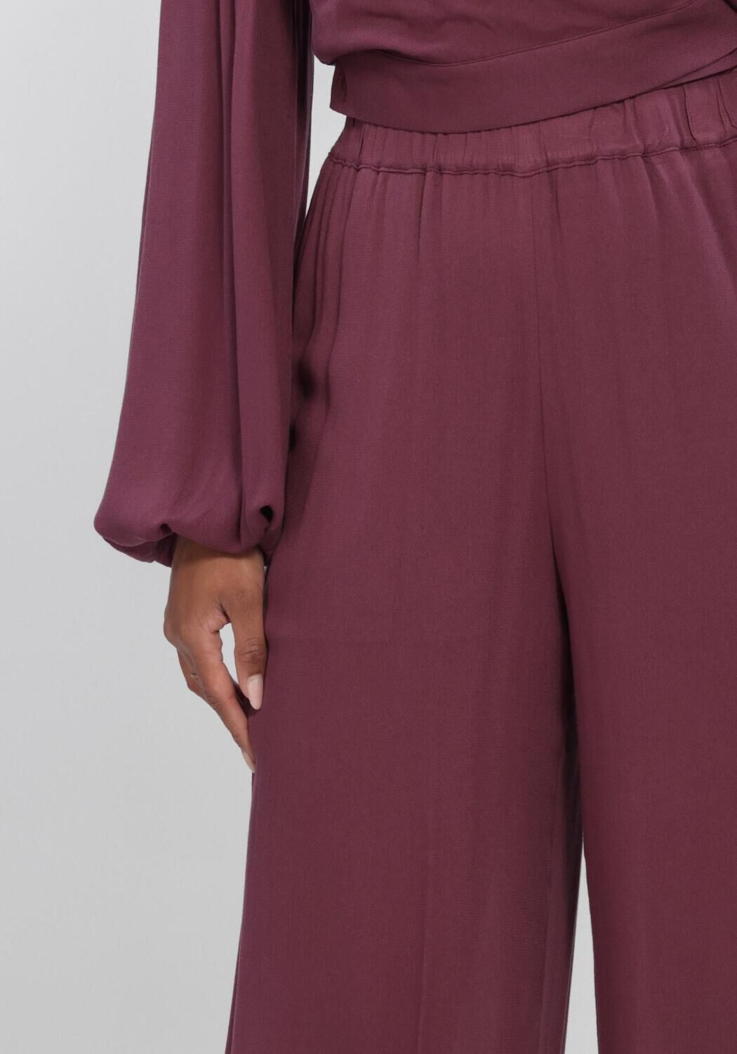 Bordeaux HARPER & YVE Wijde broek RILEY-PA - large