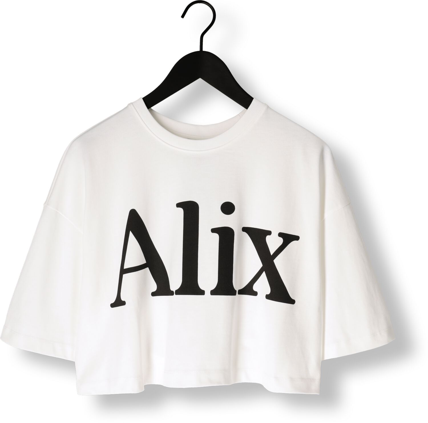 ALIX THE LABEL Dames Tops & T-shirts Ladies Knitted Alix T-shirt Wit