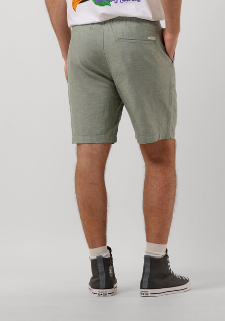 Donkergroene SCOTCH & SODA Korte broek FAVE - COTTON/LINEN TWILL BERMUDA SHORT - large
