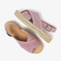 Roze VIA VAI Platte sandalen MONDI SUN - medium