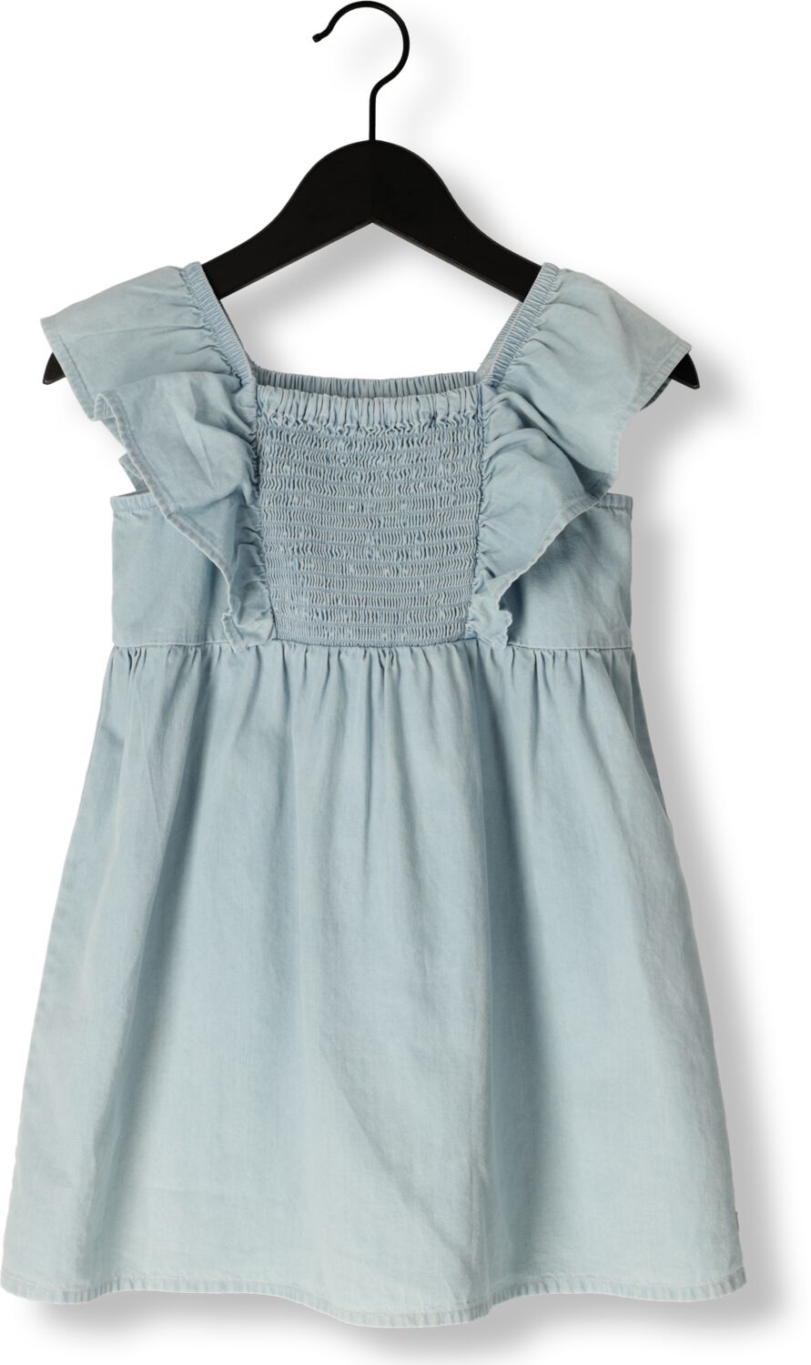 DAILY7 Meisjes Jurken Ruffle Dress Sleeveless Lichtblauw