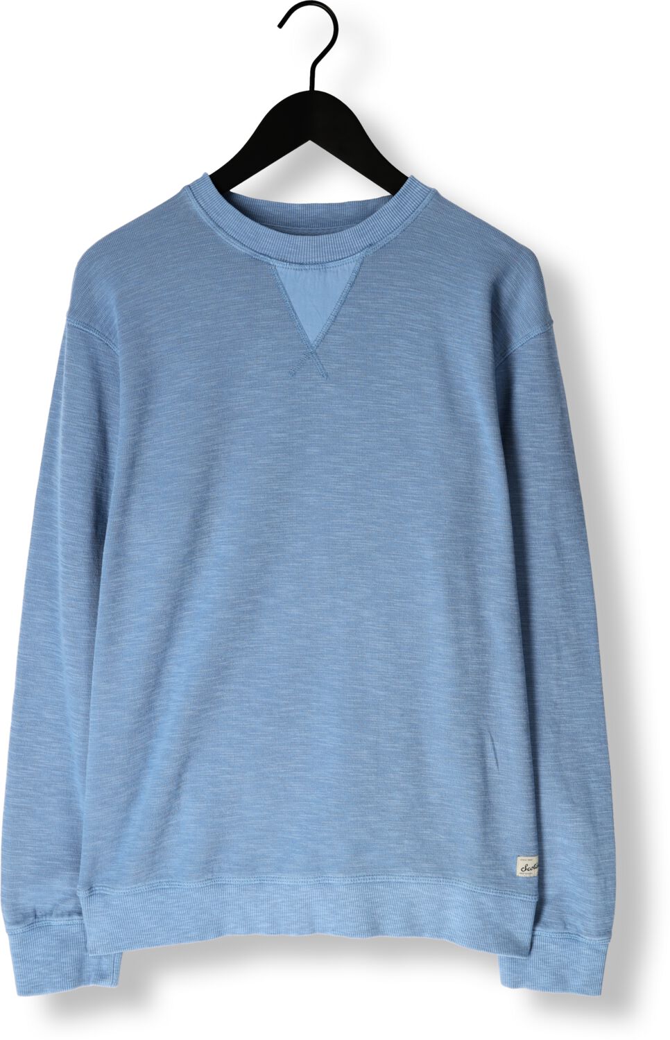 SCOTCH & SODA Heren Truien & Vesten Garment Dye Structured Sweatshirt Blauw
