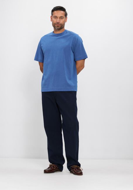 Blauwe FOR&Eacute;T T-shirt PARK LOOSE FIT T-SHIRT - large