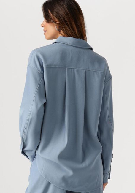 Blauwe MINUS Blouses LIVINA OVERSIZED SHIRT - large