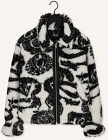 Ecru ALIX THE LABEL Teddy jas LADIES WOVEN DRAGON TEDDY COAT Ecru ALIX THE LABEL Teddy jas LADIES WOVEN DRAGON TEDDY COAT - medium