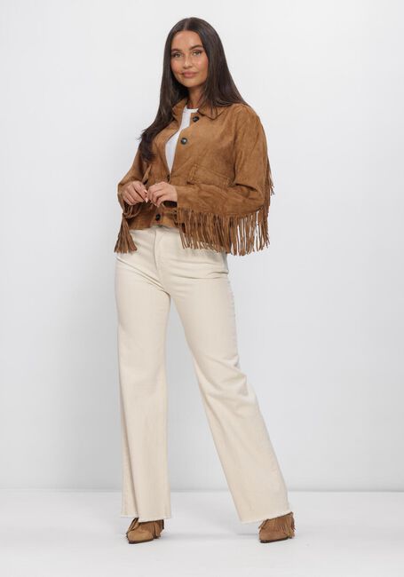 Bruine NEO NOIR Jack LAURON FAUX SUEDE JACKET - large