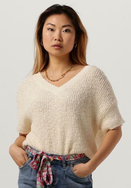 Gebroken wit CIRCLE OF TRUST T-shirt CINTHIA KNIT - large