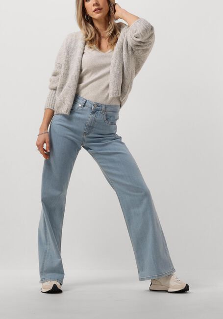 Lichtgrijze KNIT-TED Top EDEN - large