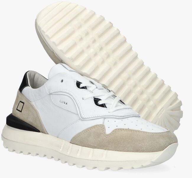 Witte D.A.T.E Lage sneakers LUNA - large