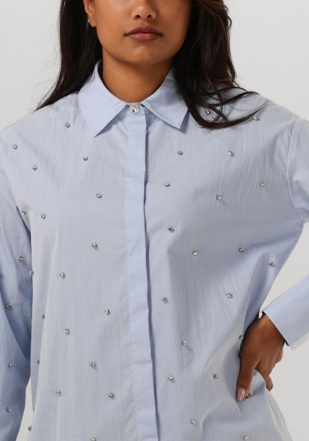 SUNCOO Dames Blouses Luz Blouse Lichtblauw