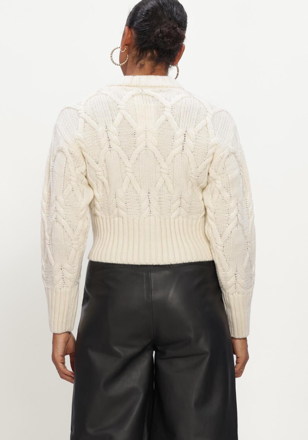 Ecru COPENHAGEN MUSE Truien/vesten CMMAGLE-CARDIGAN - large