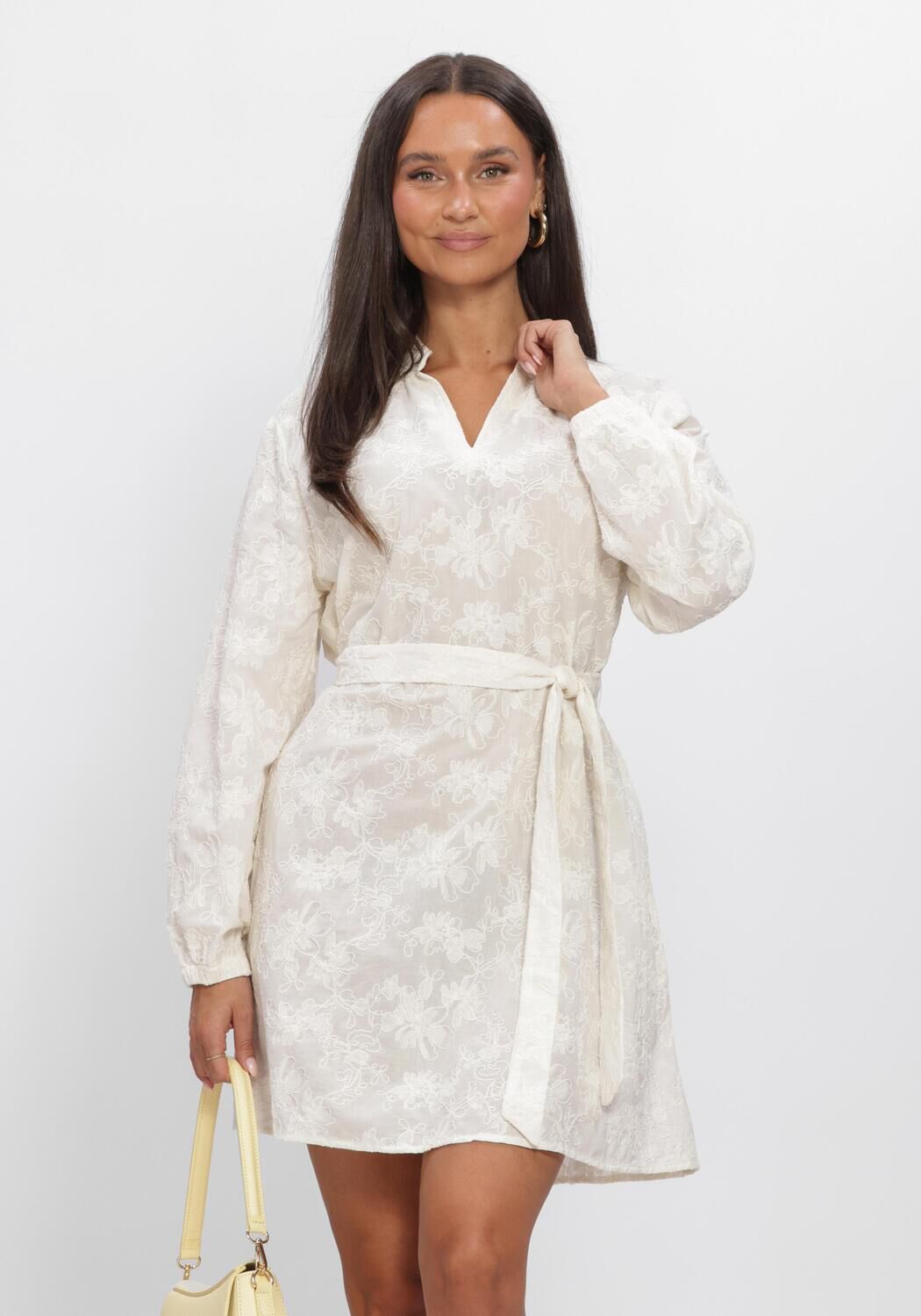 Witte MSCH COPENHAGEN Jurken MSCHSYLVIA V DRESS - large