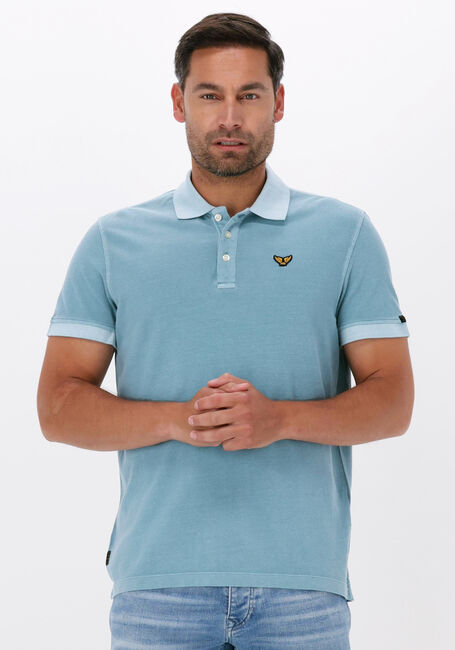 Veroveren magnetron Sceptisch Lichtblauwe PME LEGEND Polo SHORT SLEEVE POLO GARMENT DYED PIQUE | Omoda
