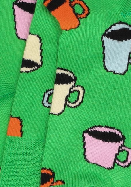 Groene HAPPY SOCKS Sokken MY CUP OF TEA - large