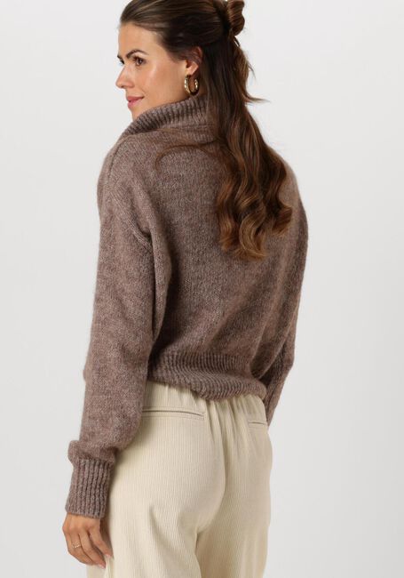 Taupe BY-BAR Trui BOXY BEAU PULLOVER - large