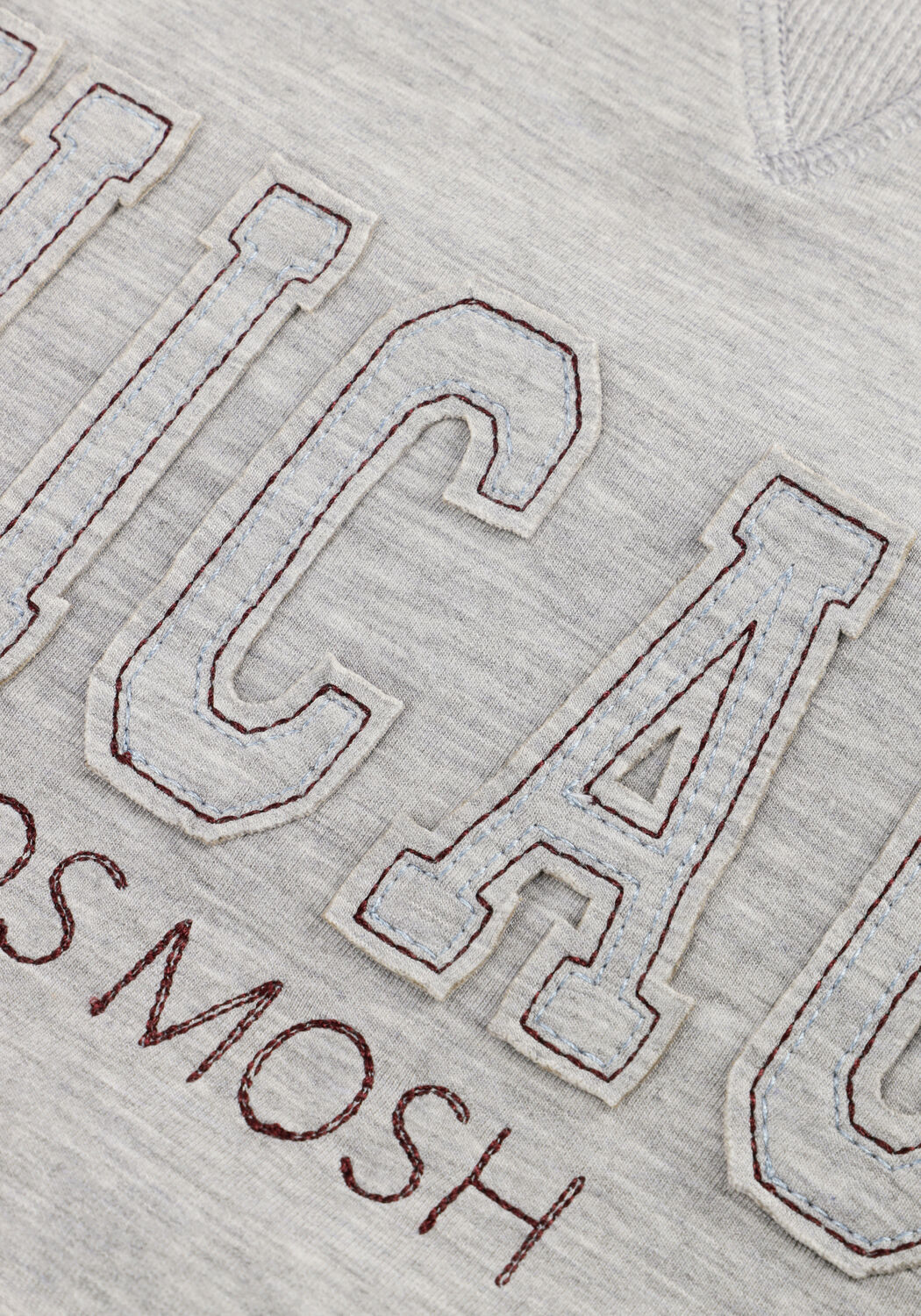 Lichtgrijze MOS MOSH Sweater MMRENZI O-LS SWEATSHIRT - large