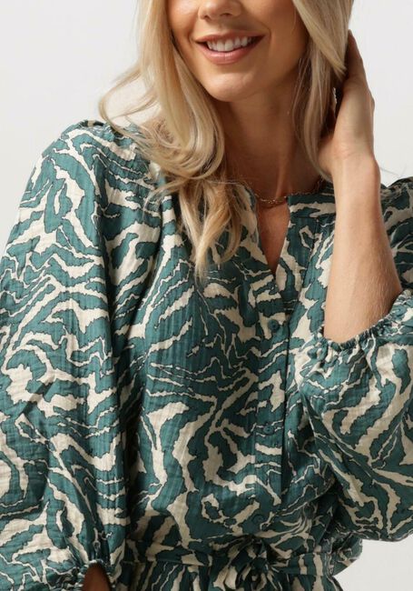 Bruine MSCH COPENHAGEN Mini jurk MSCHZANETA SHIRT DRESS AOP - large