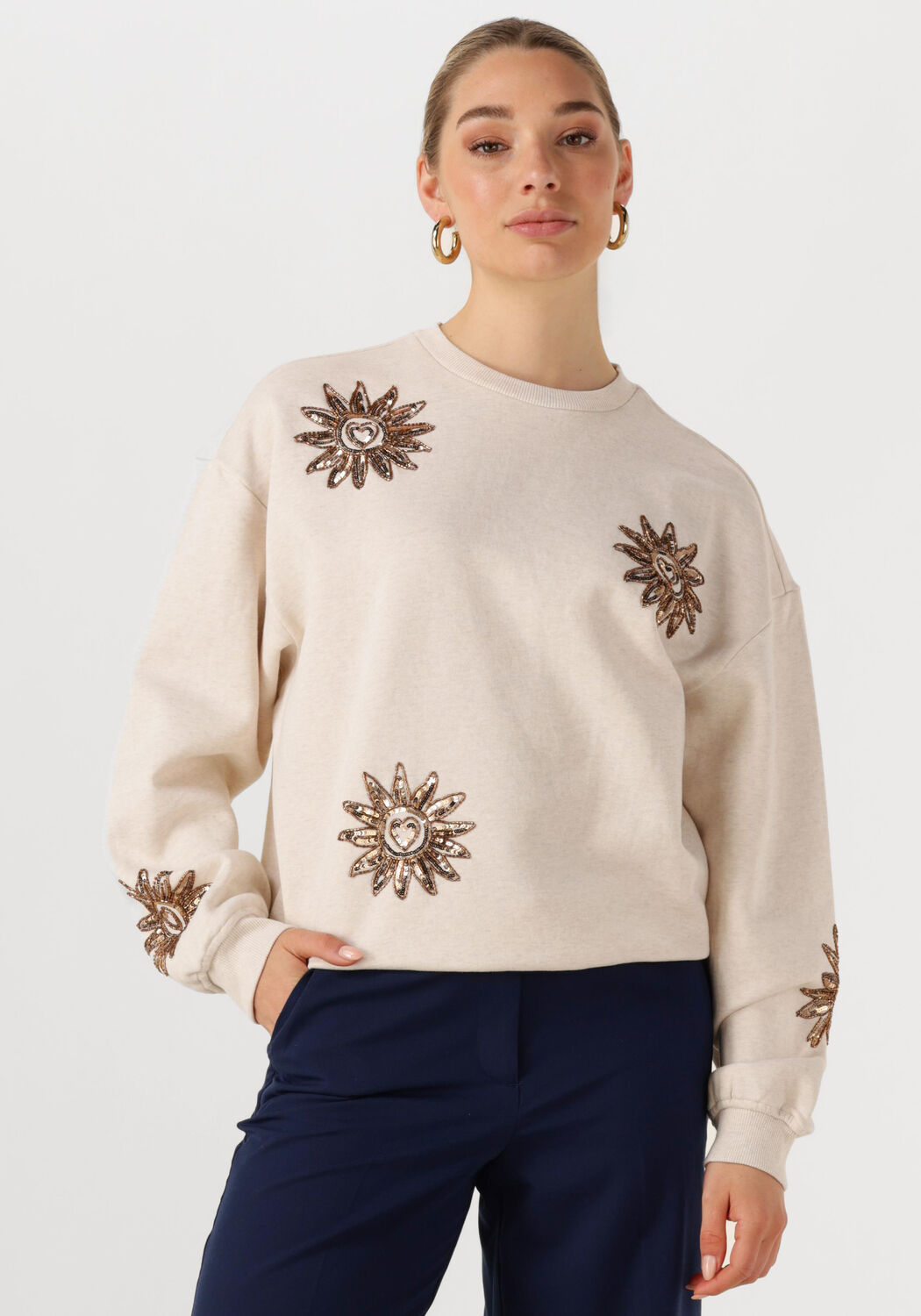 FABIENNE CHAPOT Dames Truien & Vesten Archie Sweater Ecru