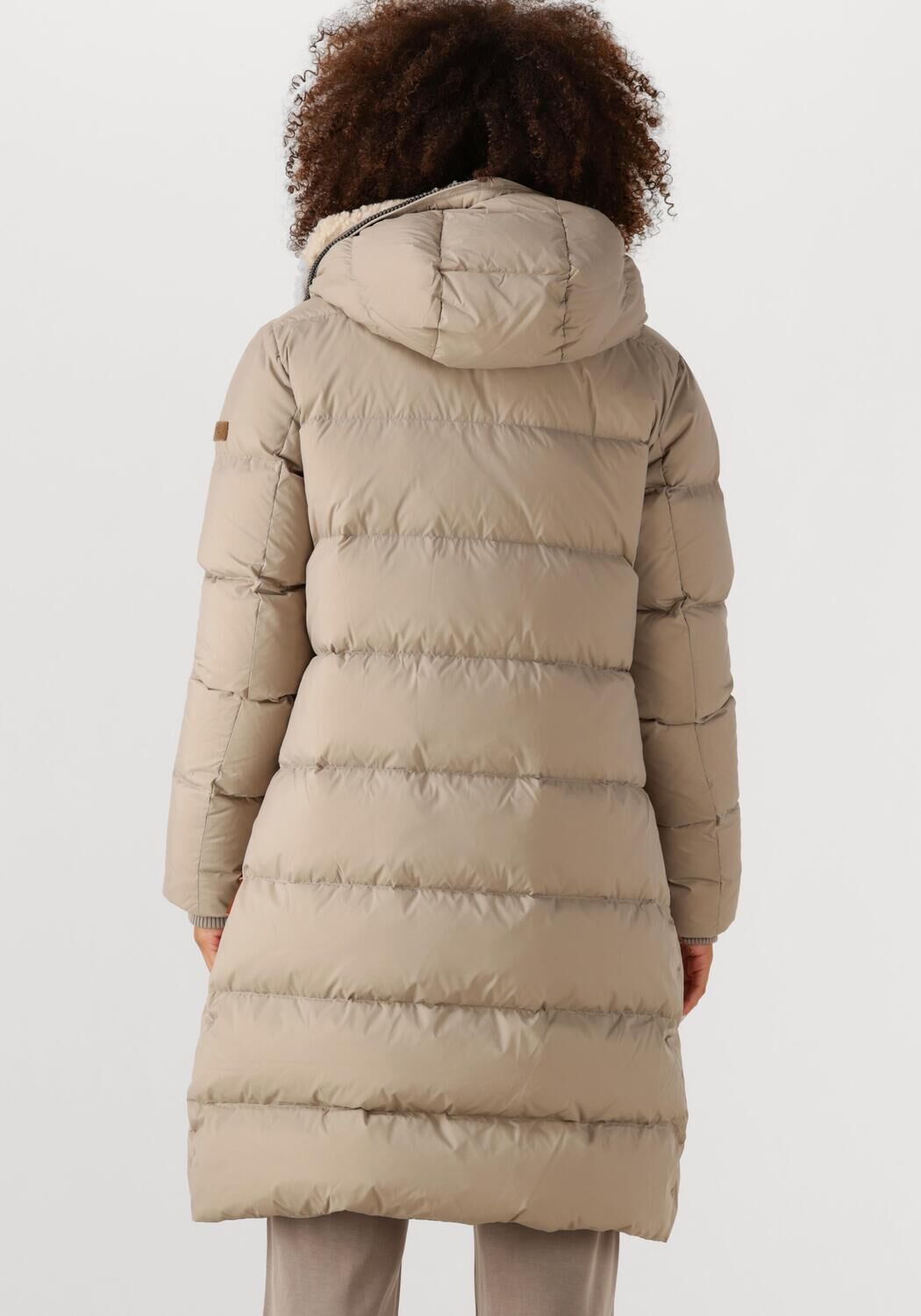 Zand MOSCOW Gewatteerde jas 07-08-OGGY-1 | Omoda